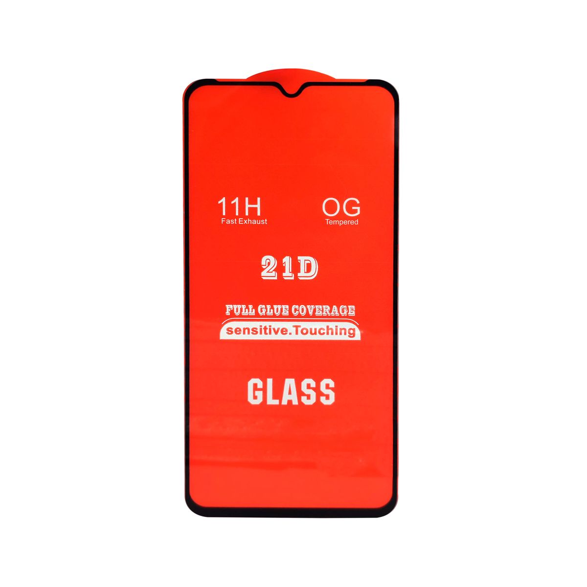 GENERICO - PROTECTOR DE PANTALLA VIDRIO 21D 11H OG PARA CELULARES P/N: 000353