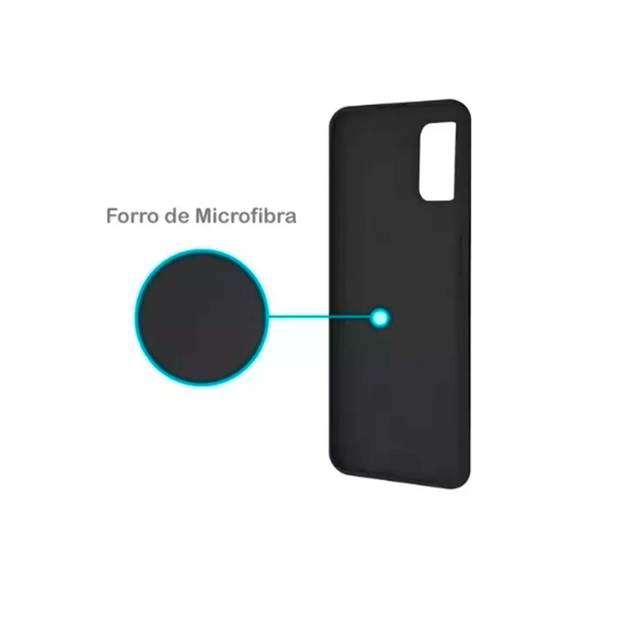 GENERICO - CASE FUNDA PROTECTOR DE SILICONA PARA CELULAR MOTOROLA MOTO G10G30 COLOR NEGRO