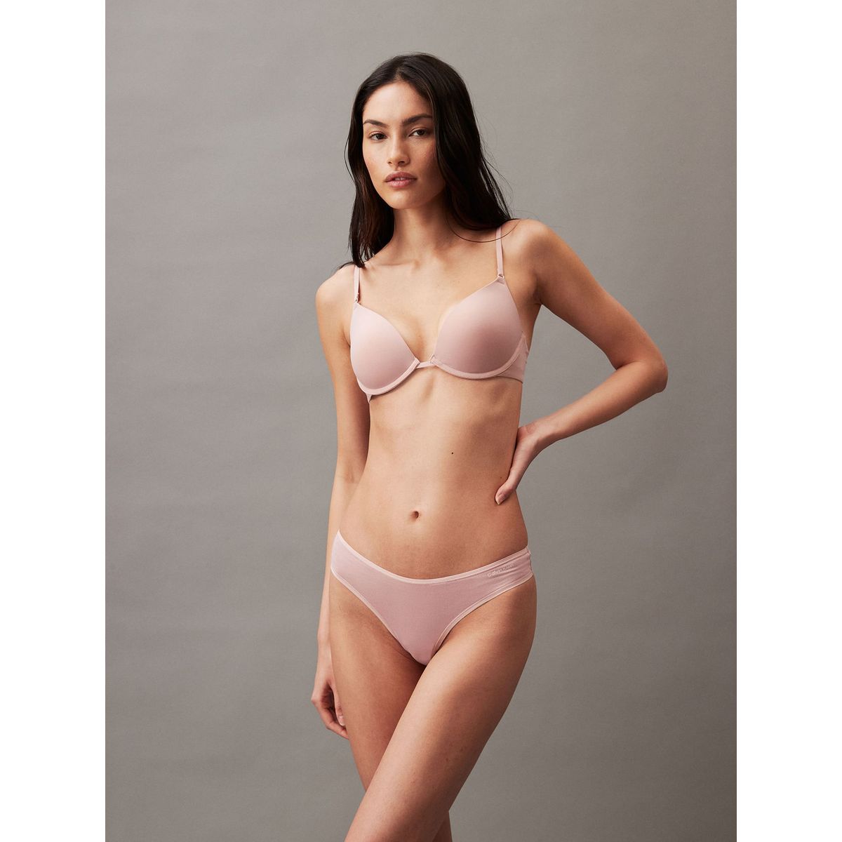 CALVIN KLEIN - PANTY TABLE BASIC COTTON - THONG (LOW RISE)