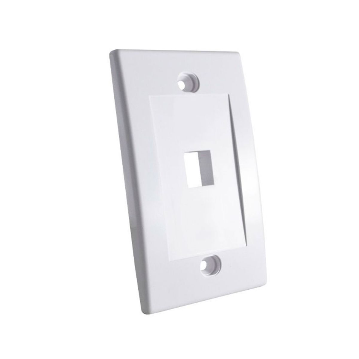 DIXON - FACE PLATE DIXON JE317A-V1WH 1 PUERTO 70MM X 114MM COLOR BLANCO