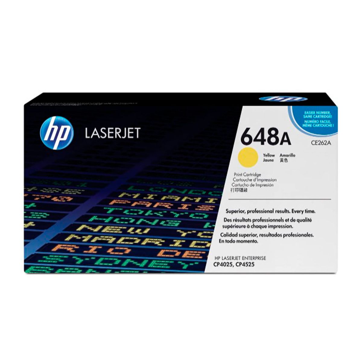 HEWLETT PACKARD - TÓNER HP CE262A 648A Amarillo 11KPG PN CE262A