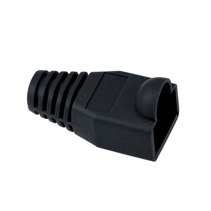 GENERICO - CAPUCHA CERRADA PARA RJ-45 DIXON COLOR NEGRO POR UNIDAD - PN SR-V11BKB-CN UND