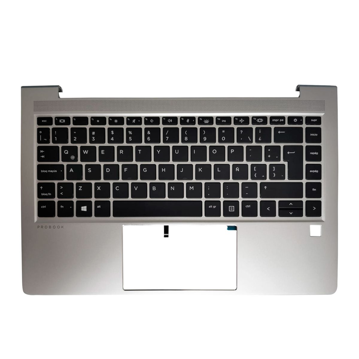 HP - TECLADO ESPAÑOLLATINO PARA HP PROBOOK 440 G10 445 G10 CUBIERTA DEL REPOSAMANOS SUPERIOR
