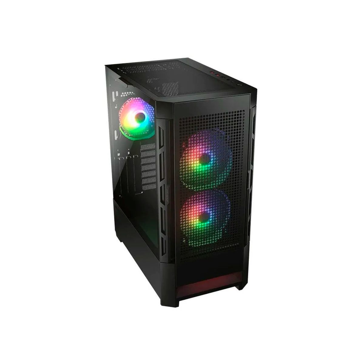 COUGAR - CASE GAMER MEDIA TORRE NZXT H7 FLOW NEGRO PN 385ZD100001