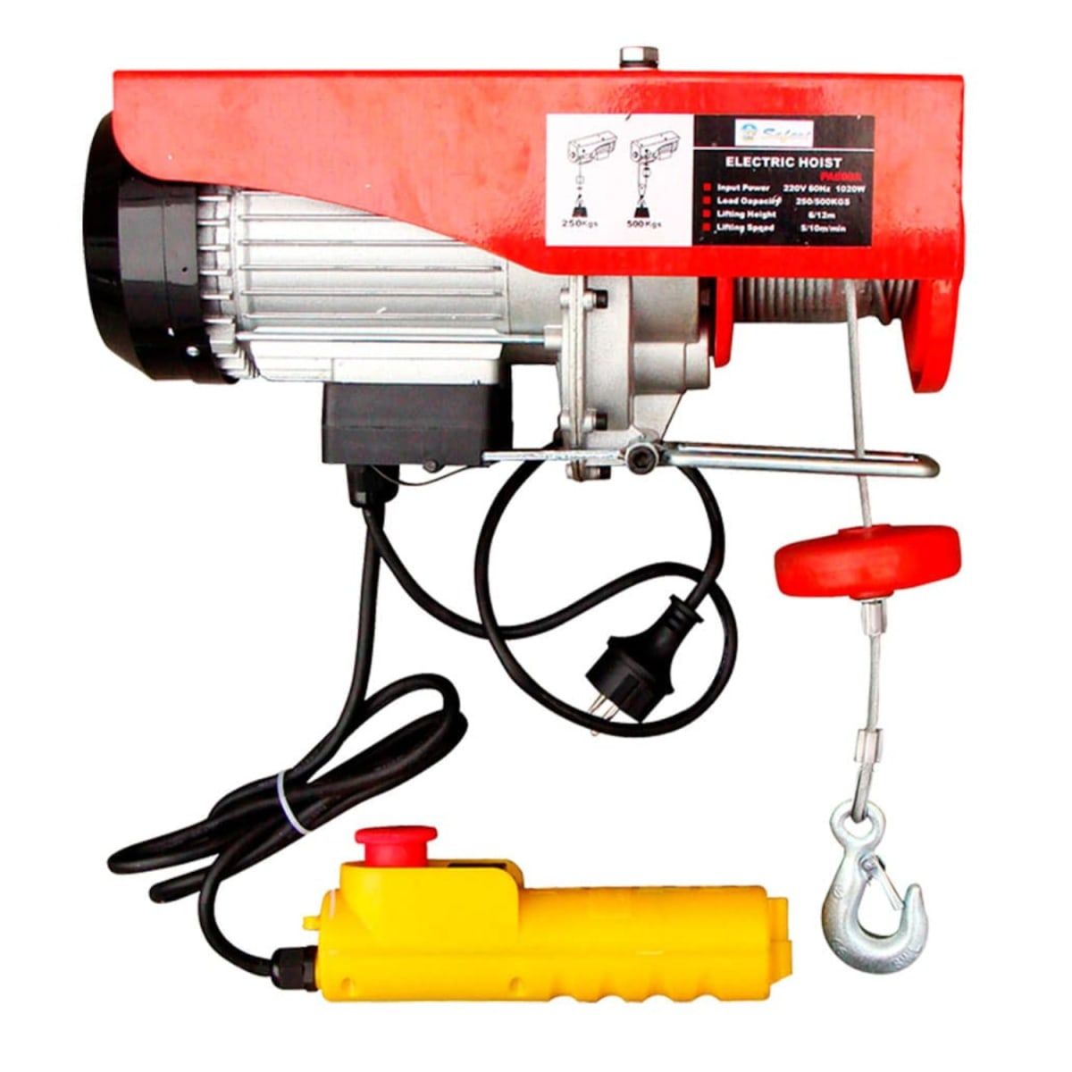 SAFARI - Tecle eléctrico soporta 500kg 1020w Safari