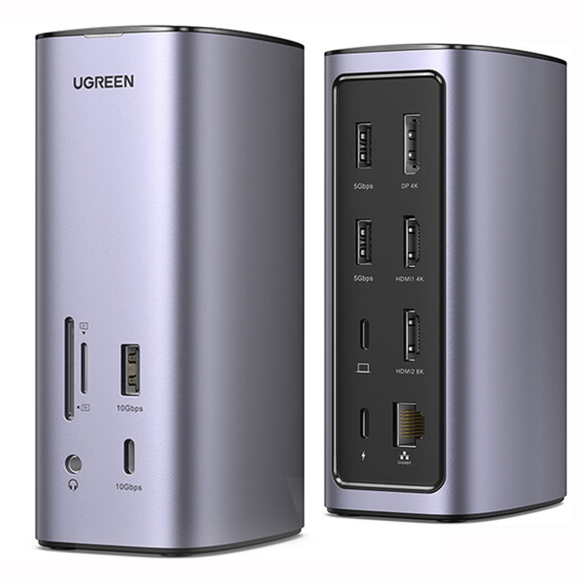 UGREEN - Ugreen USB-C Multifunctional Docking Station 12-en-1 8k