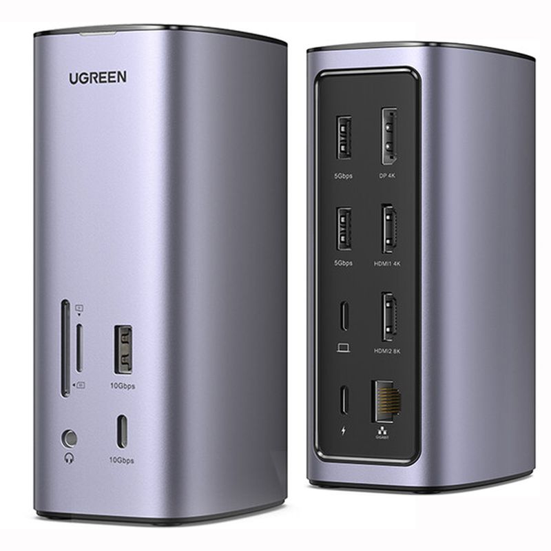 UGREEN - Ugreen USB-C Multifunctional Docking Station 12-en-1 8k