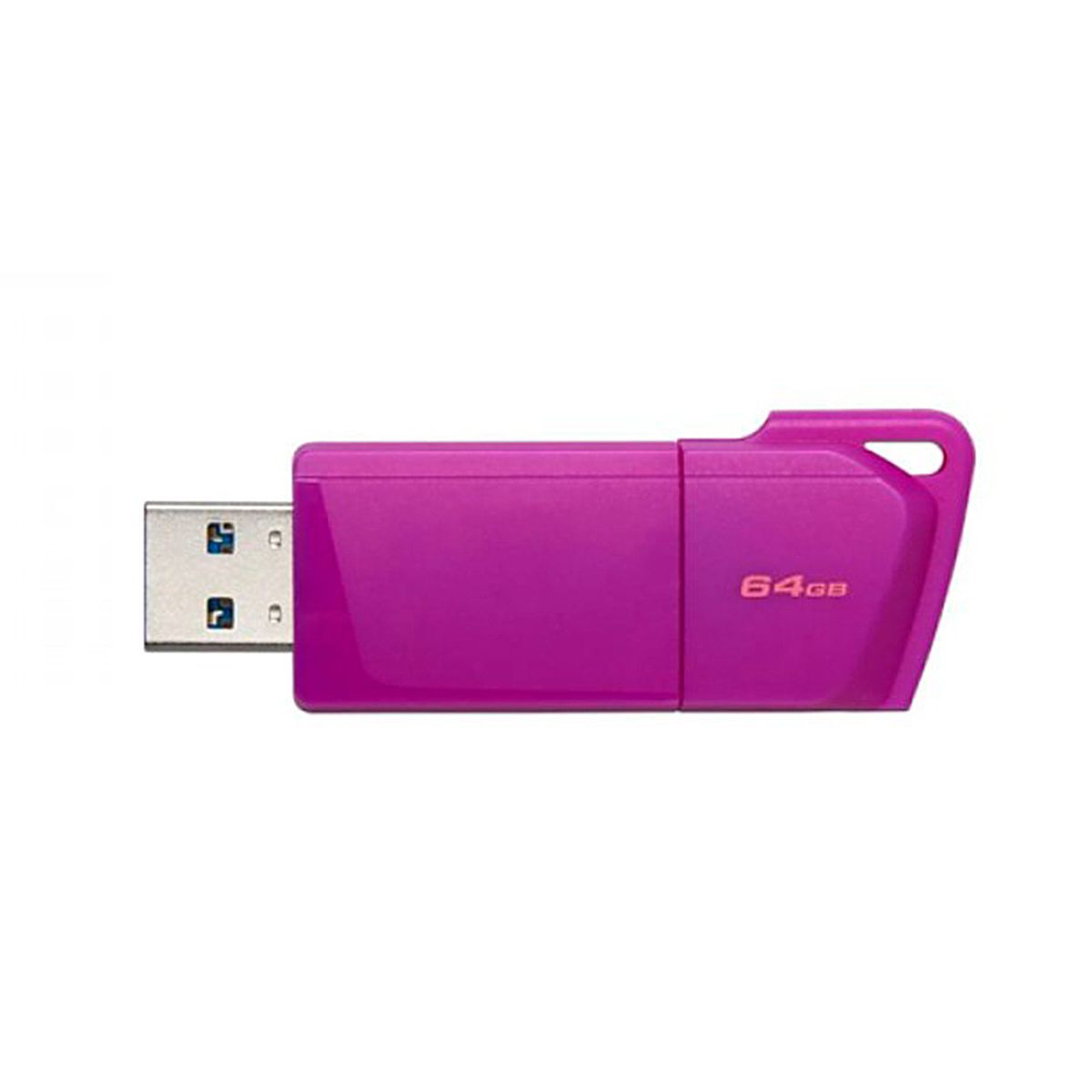 KINGSTON - MEMORIA USB KINGSTON DATATRAVELER EXODIA M 64GB USB 32 GEN 1 TIPO A PURPURA NEON PN KC-U2L64-7LP