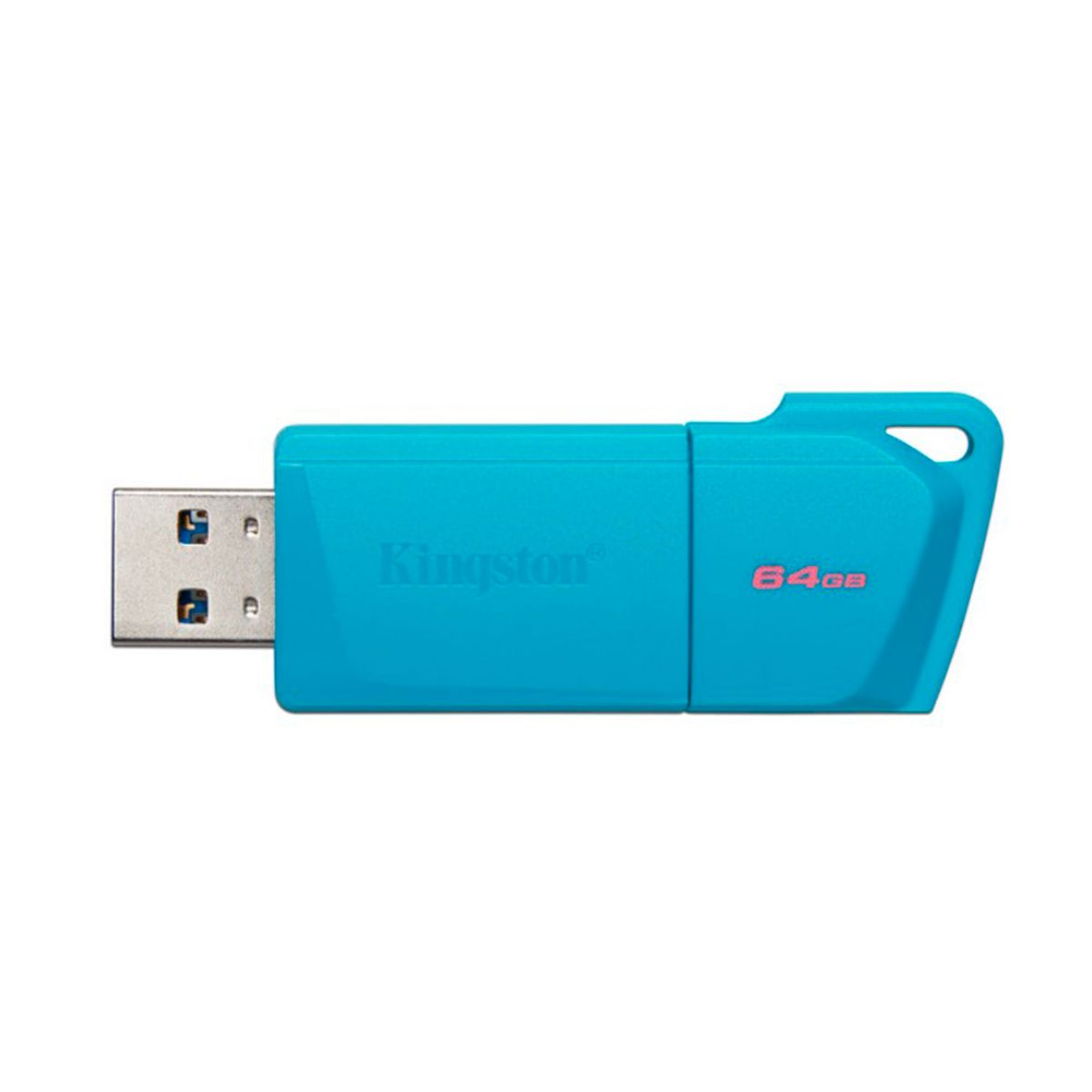 KINGSTON - MEMORIA USB KINGSTON 64 GB USB 32 GEN 1 NEON AQUA BLUE PN KC-U2L64-7LB