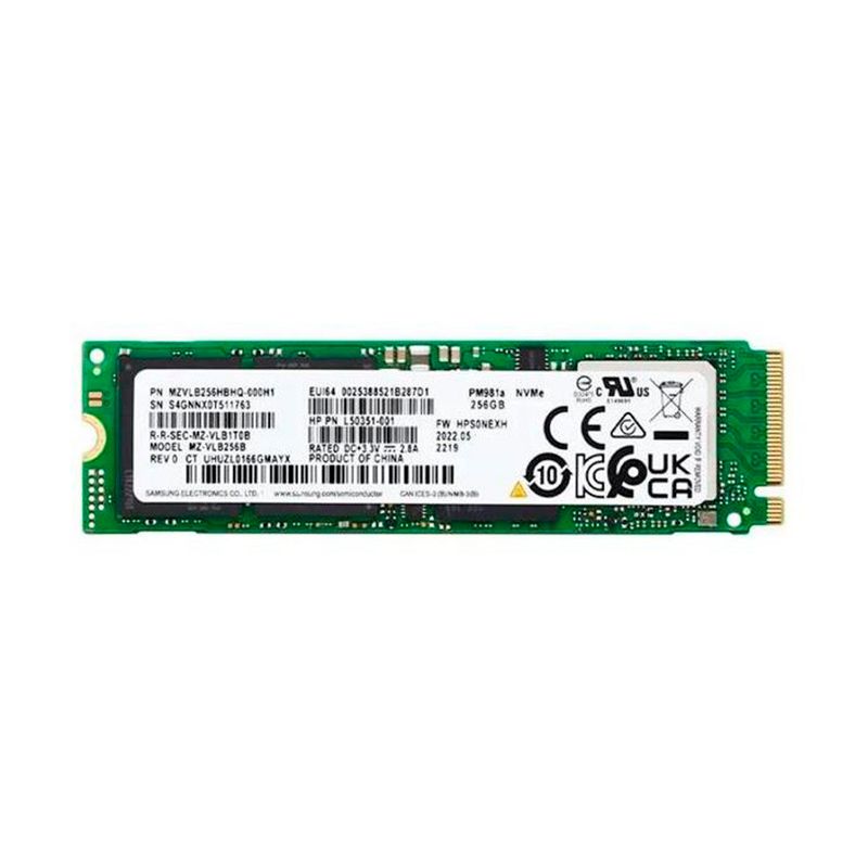 SAMSUNG - UNIDAD SSD SAMSUNG PM981A 512GB M2 2464MBS PN MZVLB512HBJQ-000L7