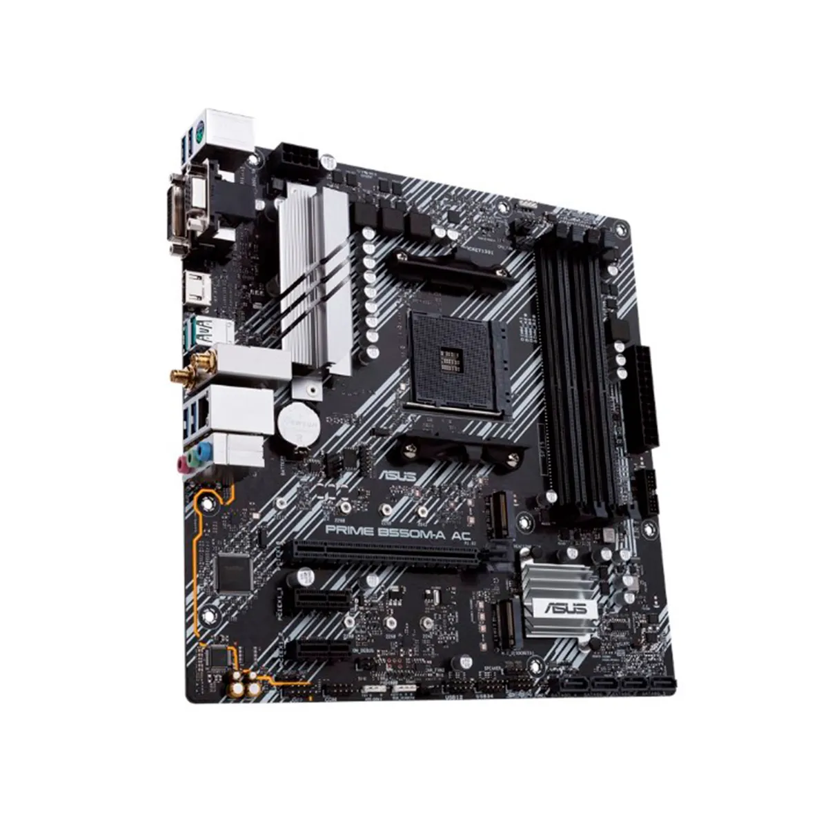 ASUS - PLACA MADRE ASUS PRIME B550M-A AC AM4 MICRO ATX DDR4