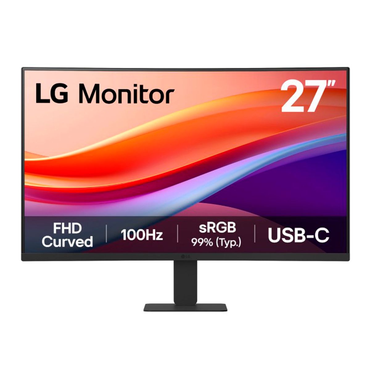 LG - MONITOR LG CURVO 27 FHD 100HZ DYNAMIC ACTION SYNC HDMI PN 27U421A-B