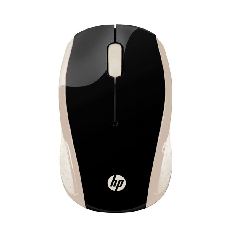 HEWLETT PACKARD - MOUSE HP 200 SILK GOLD WIRELESS MOUSE PN  2HU83AAABL