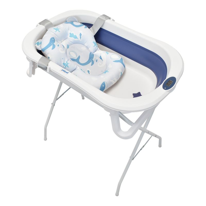 PRIORI - Bañera Para Bebé Plegable Priori Stand Azul