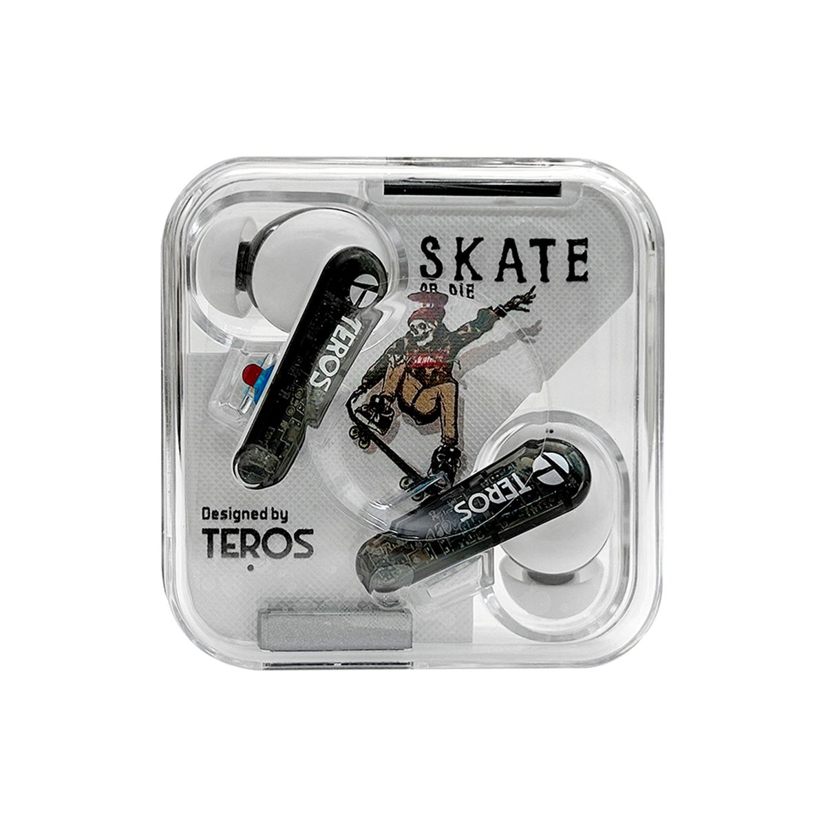 TEROS - AUDÍFONOS INALÁMBRICOS TEROS TE-8072W TWS BLANCO - PN TE-8072W