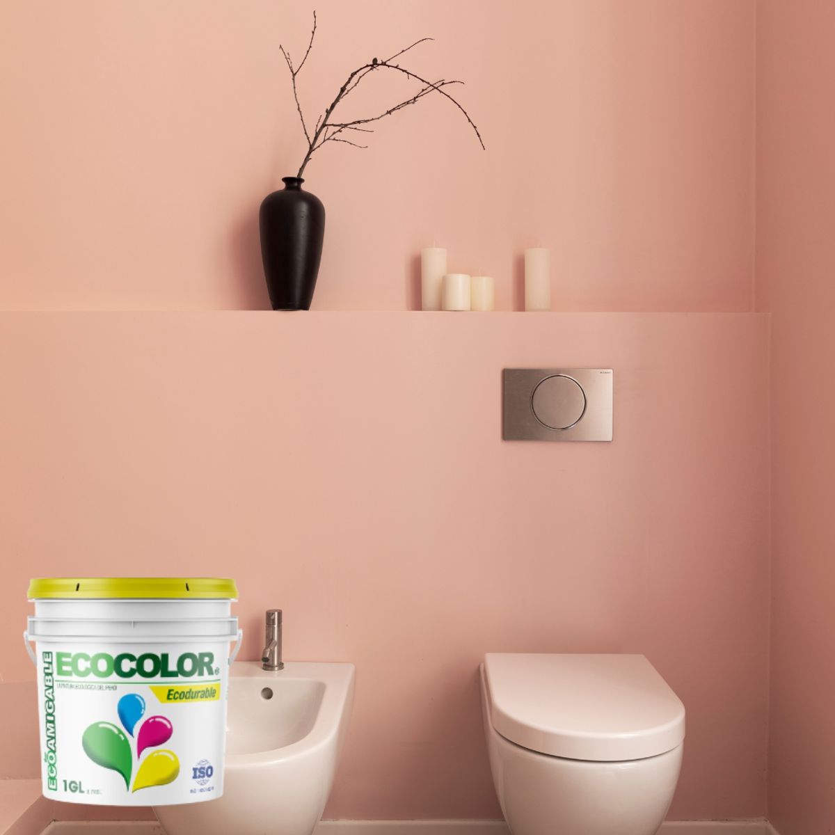 ECOCOLOR - PINTURA ECOLOGICA ECODURABLE COLONIAL 1GL