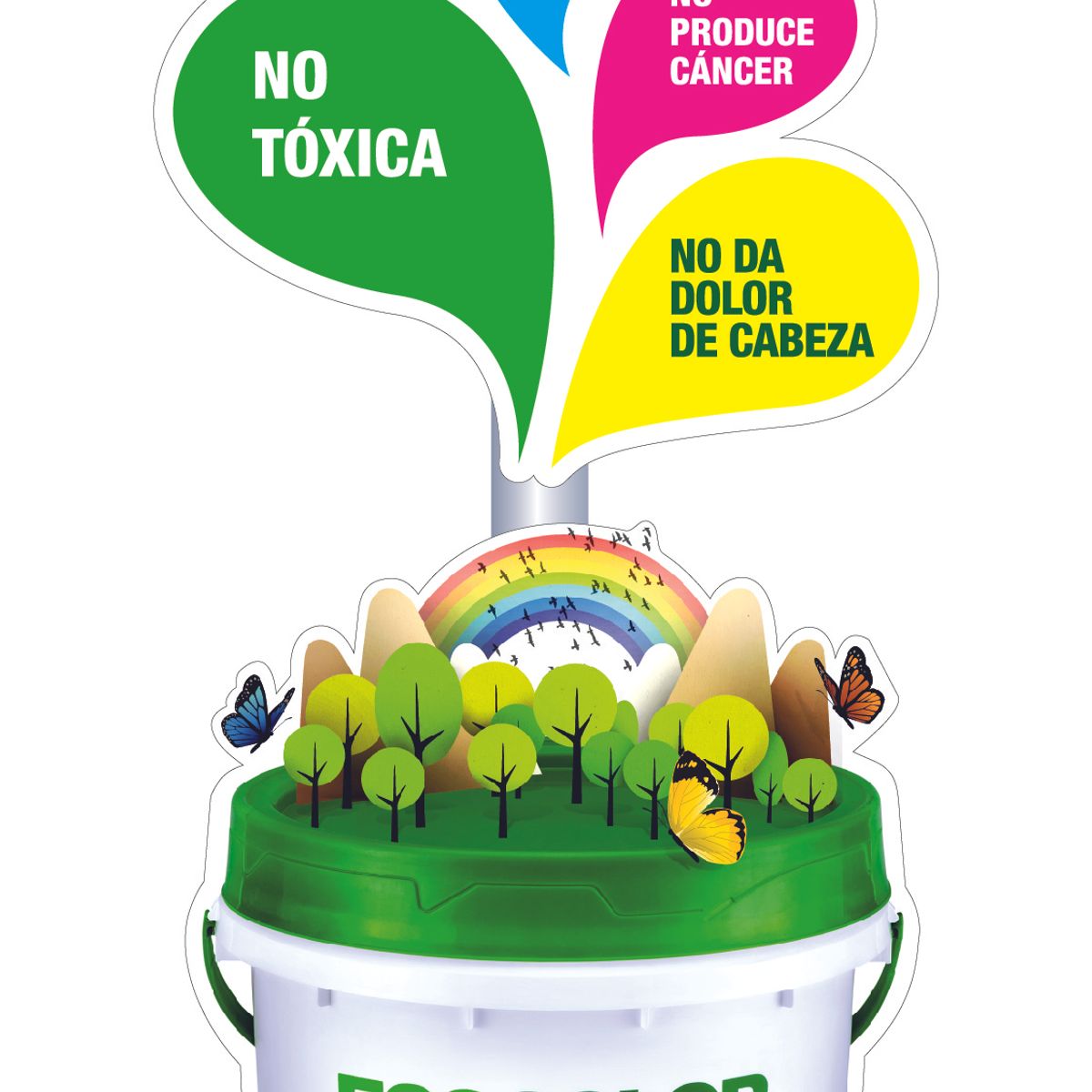 ECOCOLOR - PINTURA ECOCOLOR LATEX ALMENDRA 1GL