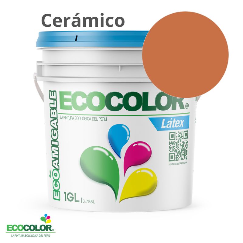 GENERICO - PINTURA ECOCOLOR LATEX CERAMICO 1GL