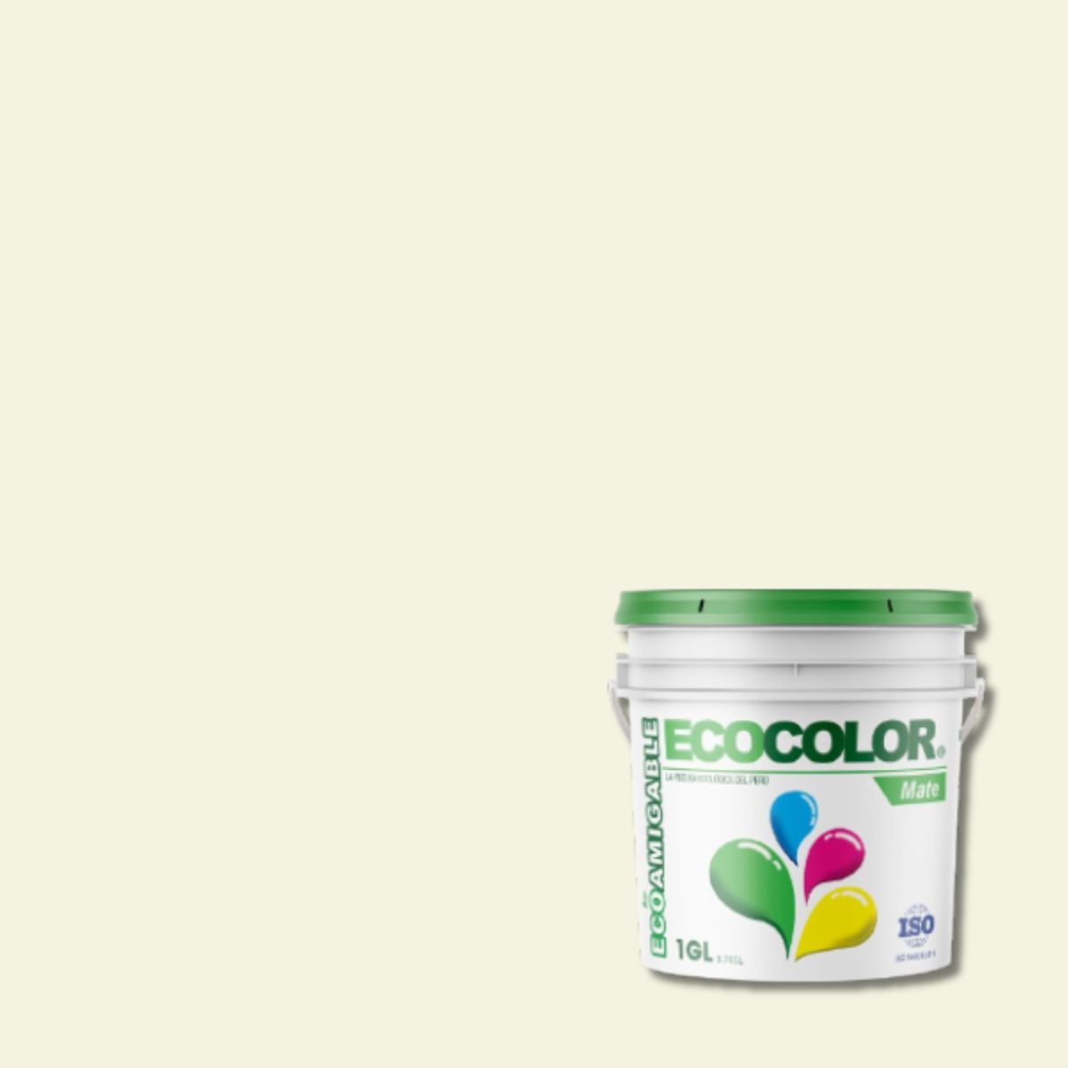 ECOCOLOR - PINTURA ECOLÓGICA MATE GRANITO 1GL