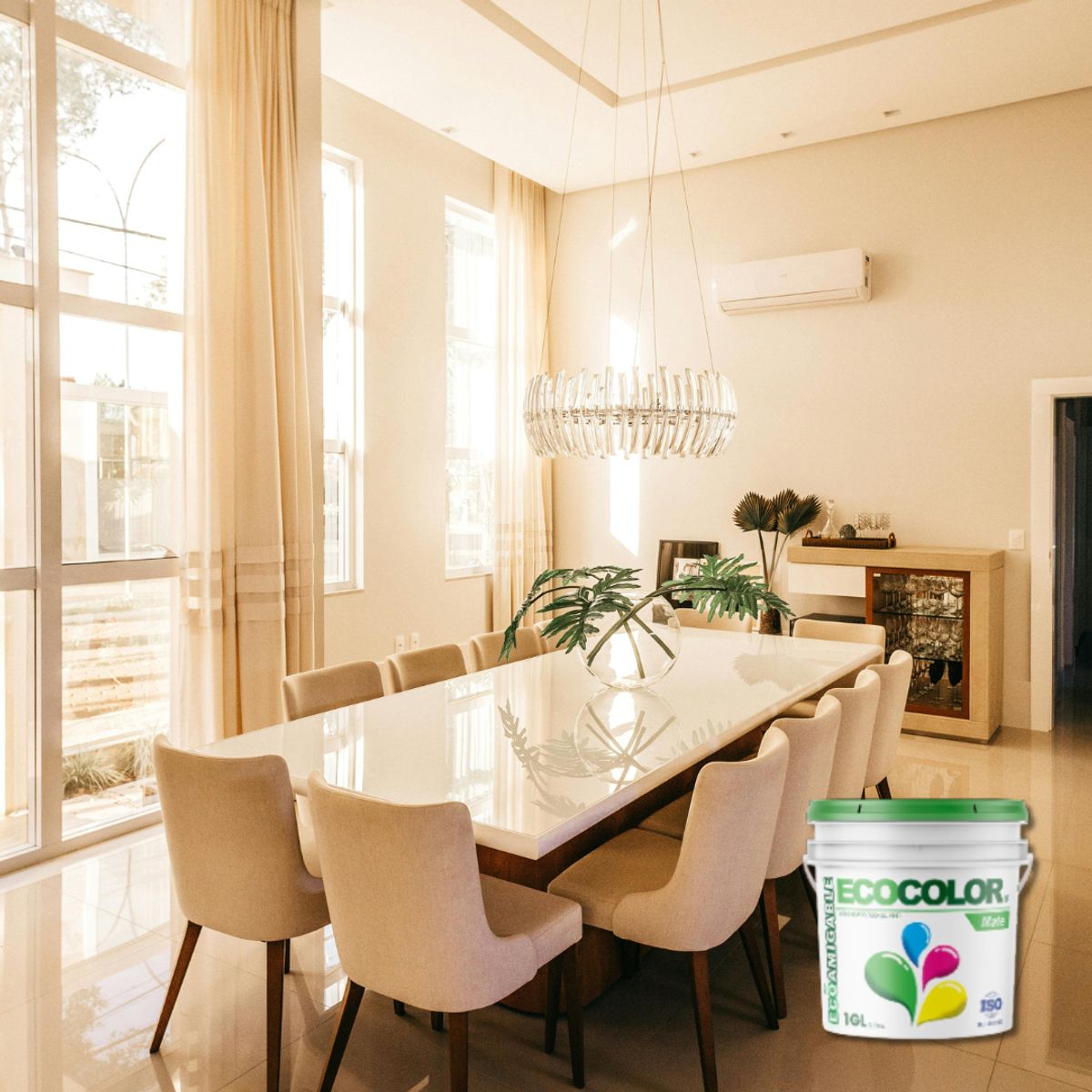 ECOCOLOR - PINTURA ECOLOGICA MATE MARFIL 1GL