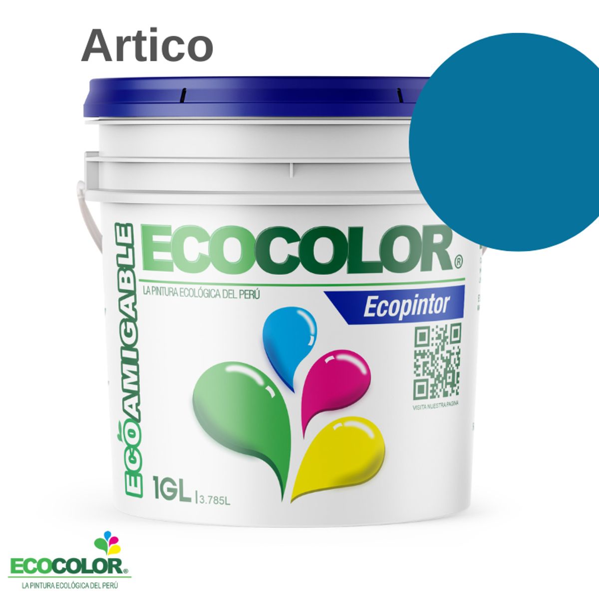 ECOCOLOR - PINTURA ECOCOLOR ECOPINTOR ARTICO 1GL