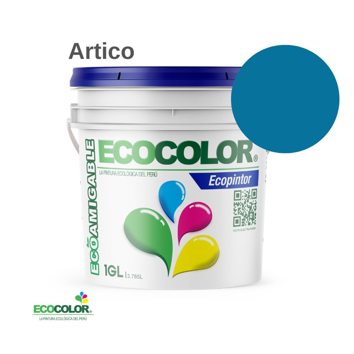 ECOCOLOR - PINTURA ECOCOLOR ECOPINTOR ARTICO 1GL