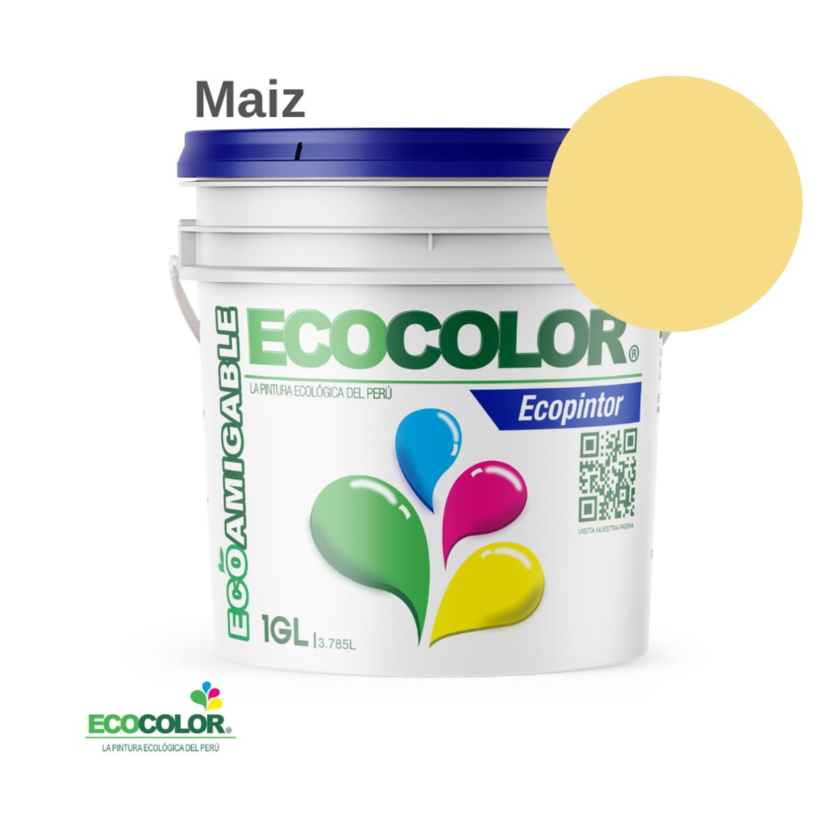 ECOCOLOR - PINTURA ECOCOLOR ECOPINTOR MAIZ 1GL