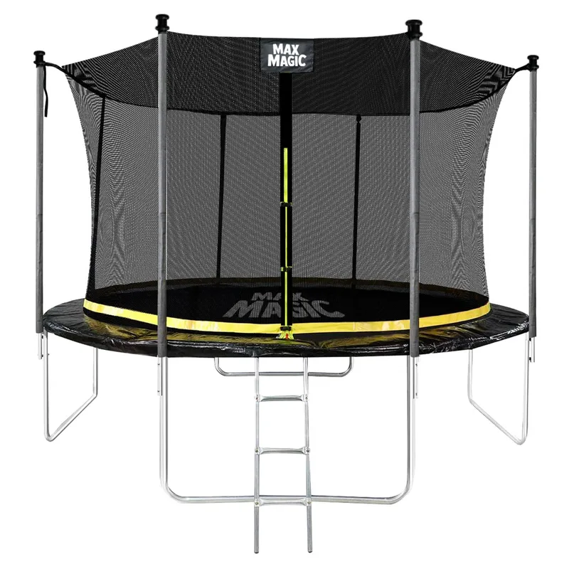 ATLETIS - Cama Elástica 366 cm 12 Ft Negro