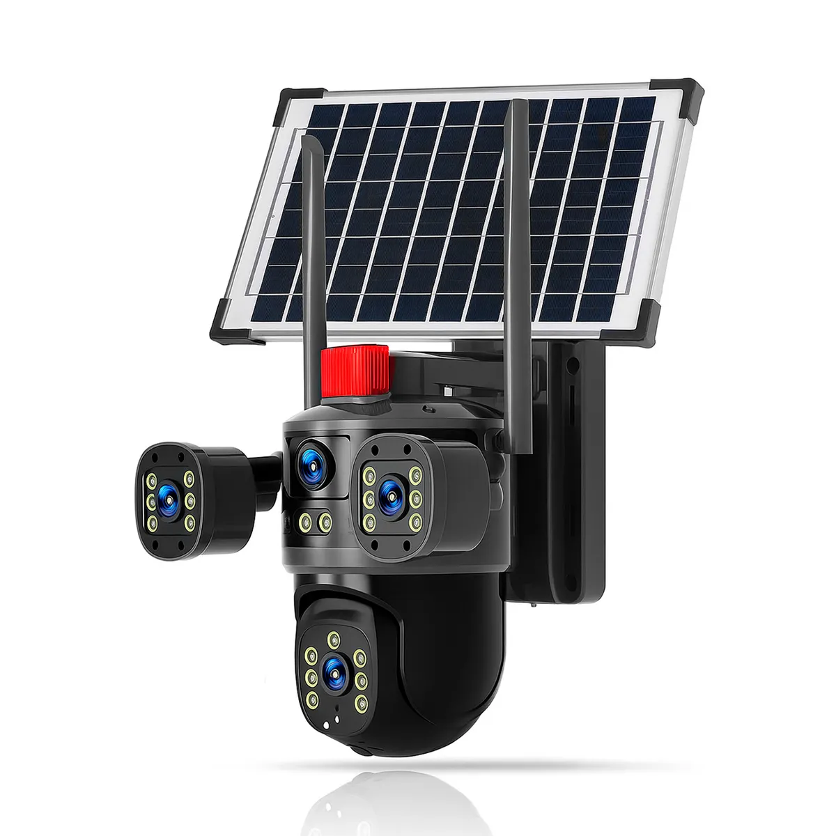 GENERICO - Camara Ip Solar Ultrabyte WIFI Bateria Recargable Alarma Vision Nocturna T35