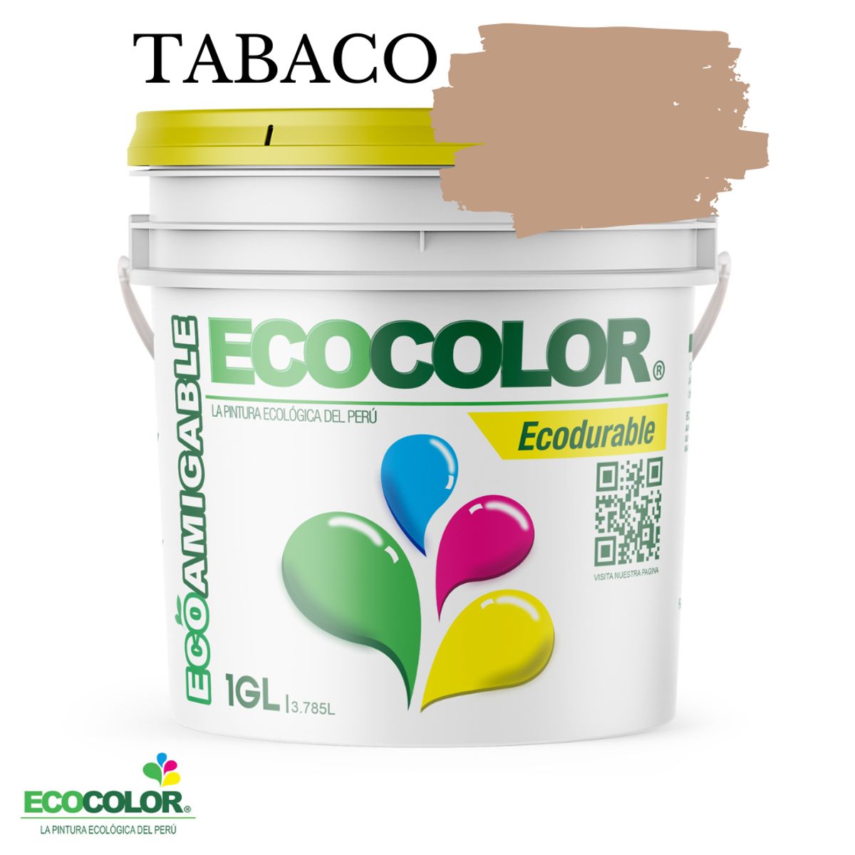 ECOCOLOR - PINTURA ECOCOLOR ECODURABLE TABAC 1GL