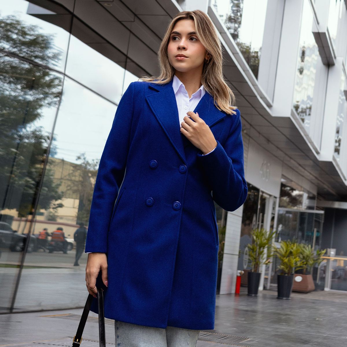 GENERICO - ABRIGO DE PAÑO LARGO DE MUJER