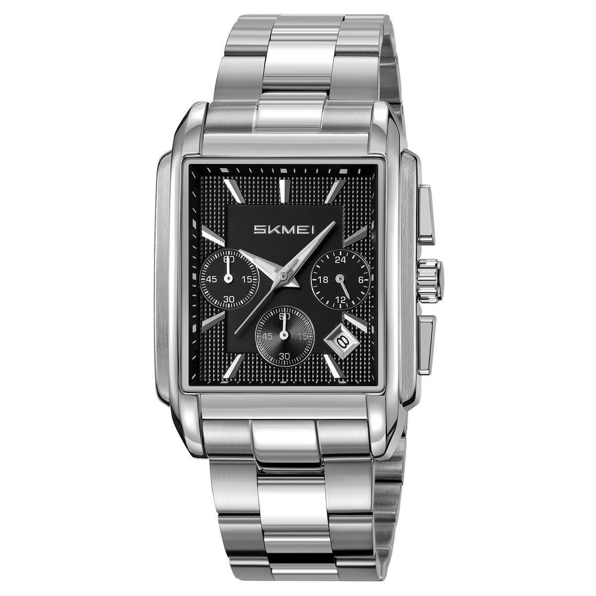SKMEI - Reloj Skmei 2339 Correa Acero Cronómetro para Caballero