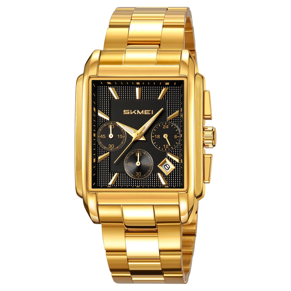 SKMEI - Reloj Skmei 2339 Correa Acero Cronómetro para Caballero