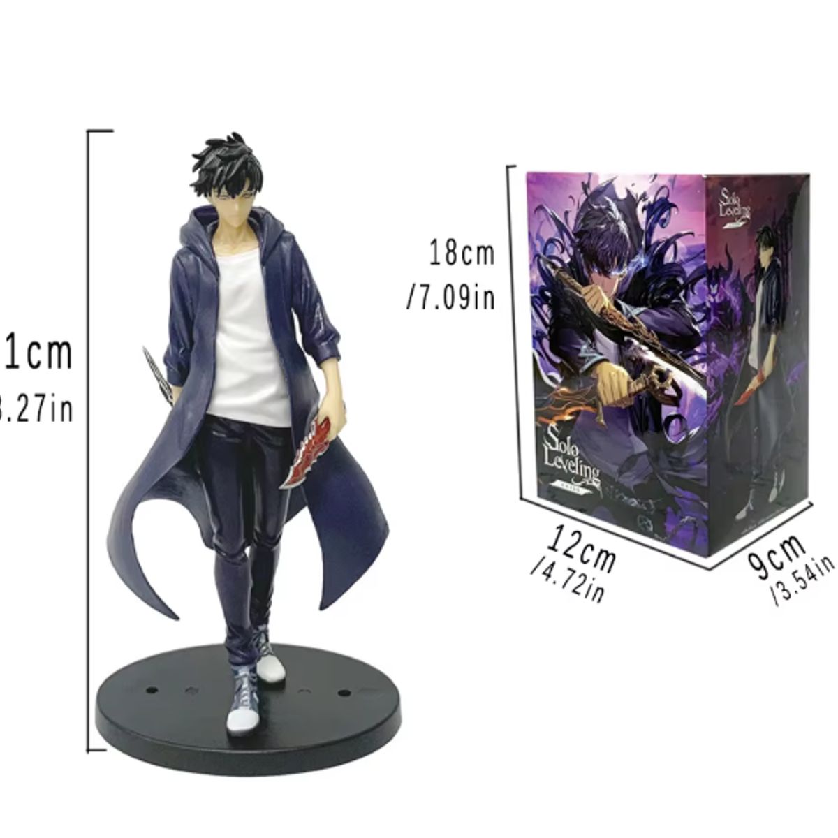 GENERICO - Solo Leveling - Sung Jin Woo Figura 21cm - con caja