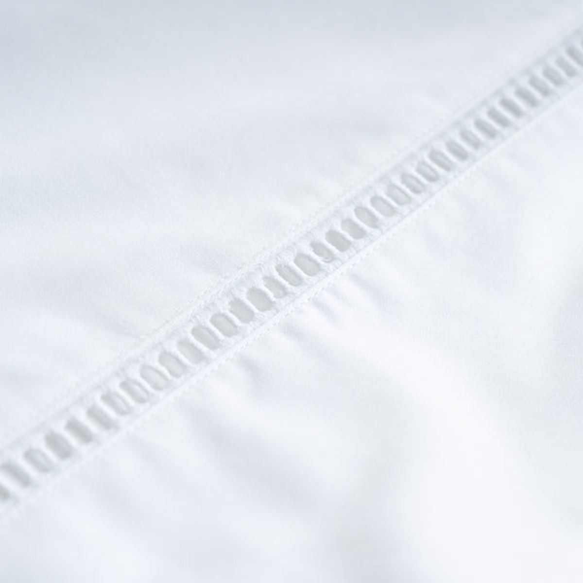 PLUMAS - Juegos de Sábanas Blanco Óptico Minimal 300 Hilos