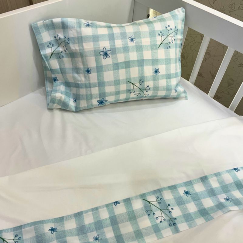 PLUMAS - Juego de Sábanas Checks