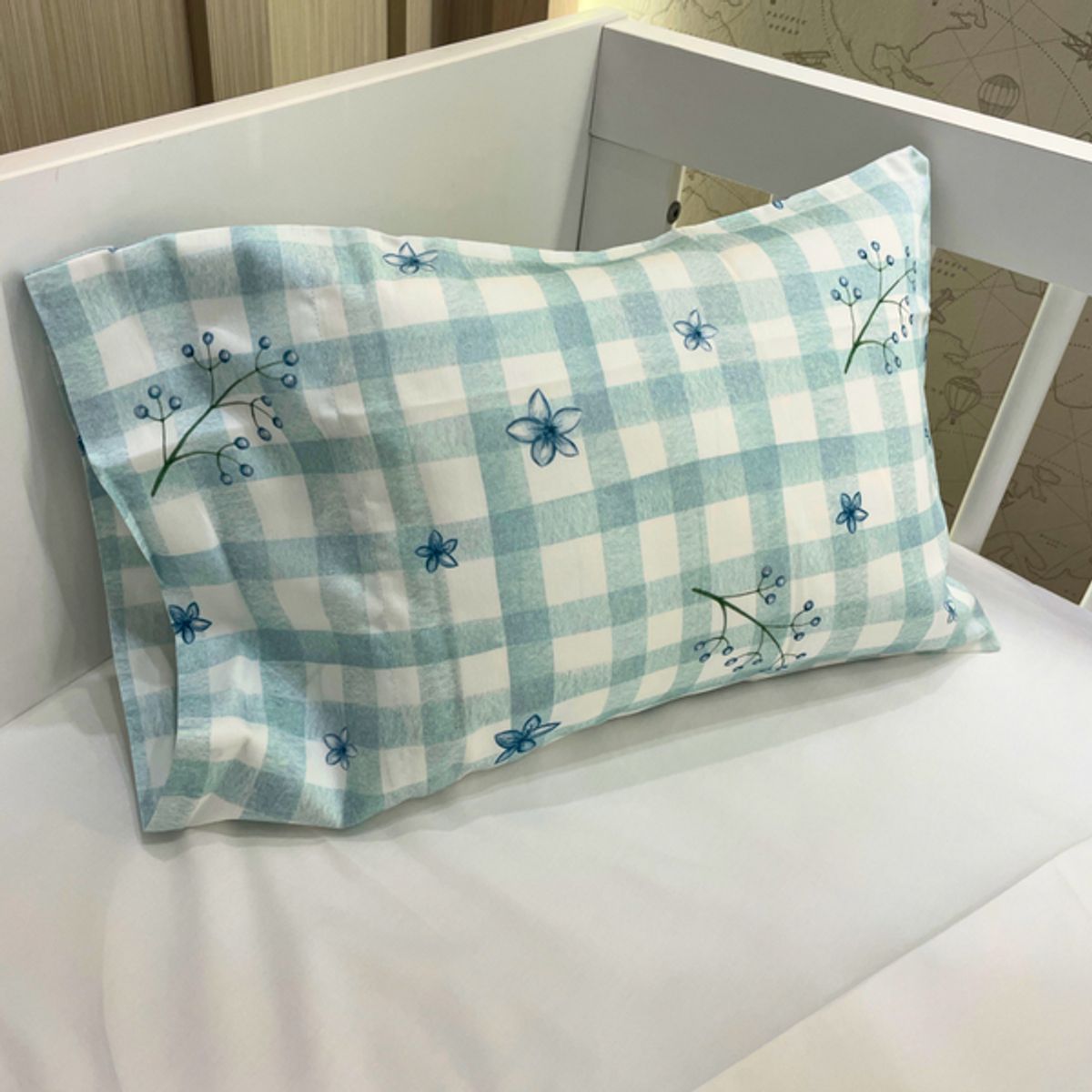 PLUMAS - Juego de Sábanas Checks