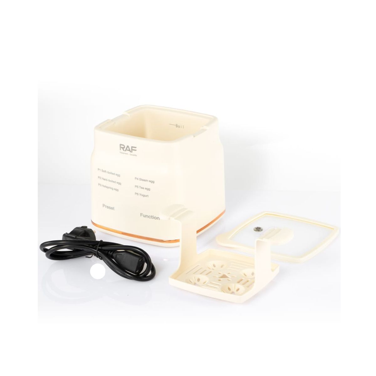 RAFF - HERVIDOR DE HUEVOS ELÉCTRICO RAF