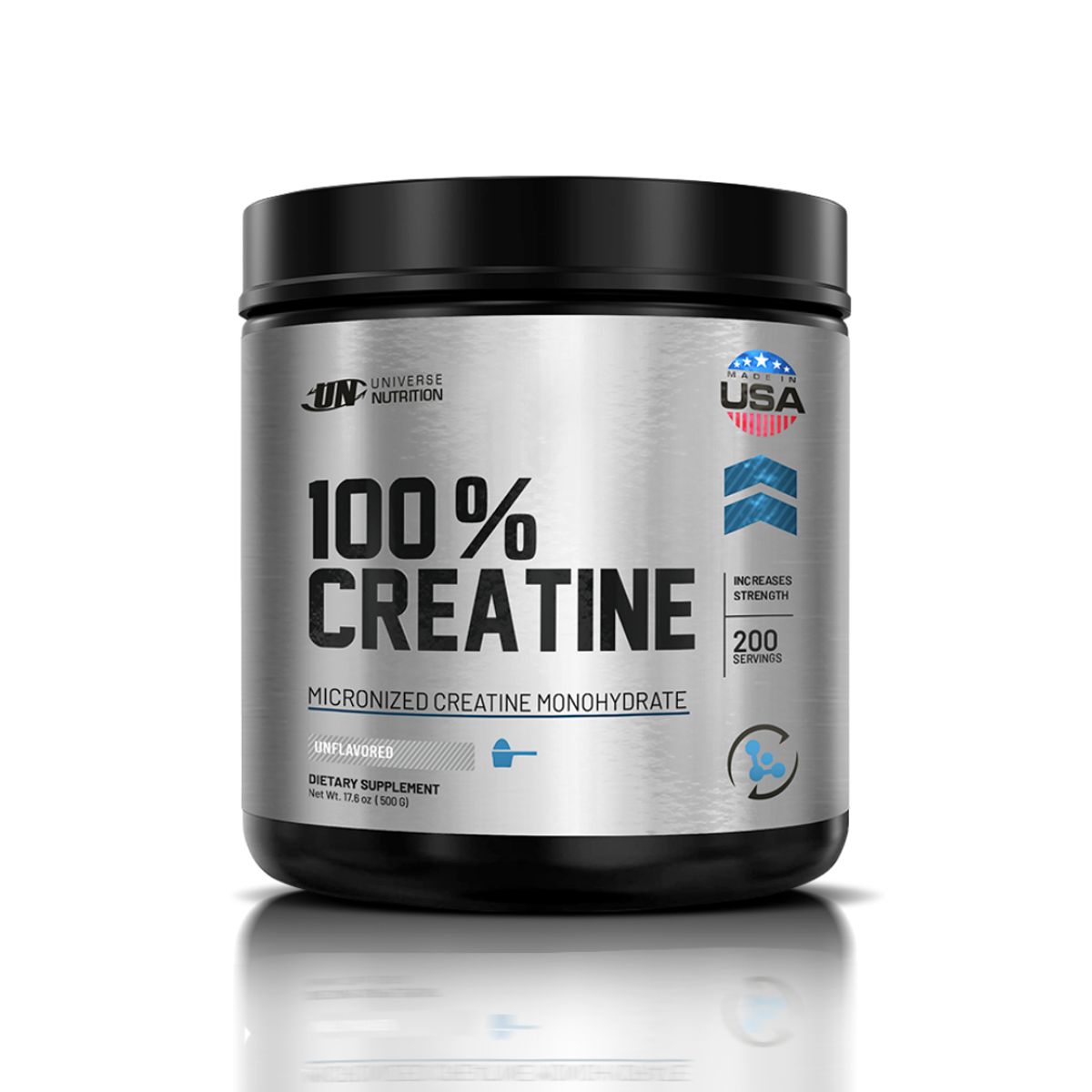 UNIVERSE NUTRITION - CREATINA UNIVERSE NUTRITION MONOHIDRATADA 500G + PORTAPROTEÍNA DE REGALO