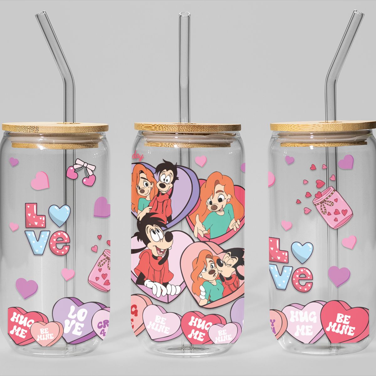 GENERICO - VASO TAPA BAMBU CON DISEÑO - MODELO7