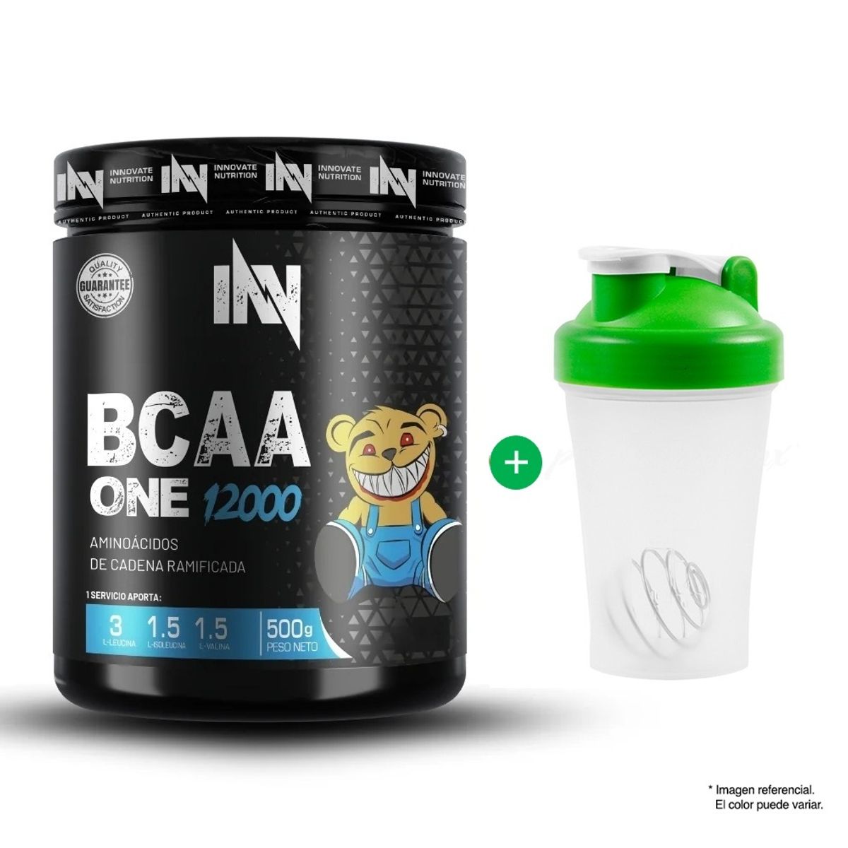 INN INNOVATE NUTRITION - AMINOÁCIDO BCAA ONE 12000 DE 500G. NARANJA INNOVATION NUTRITION
