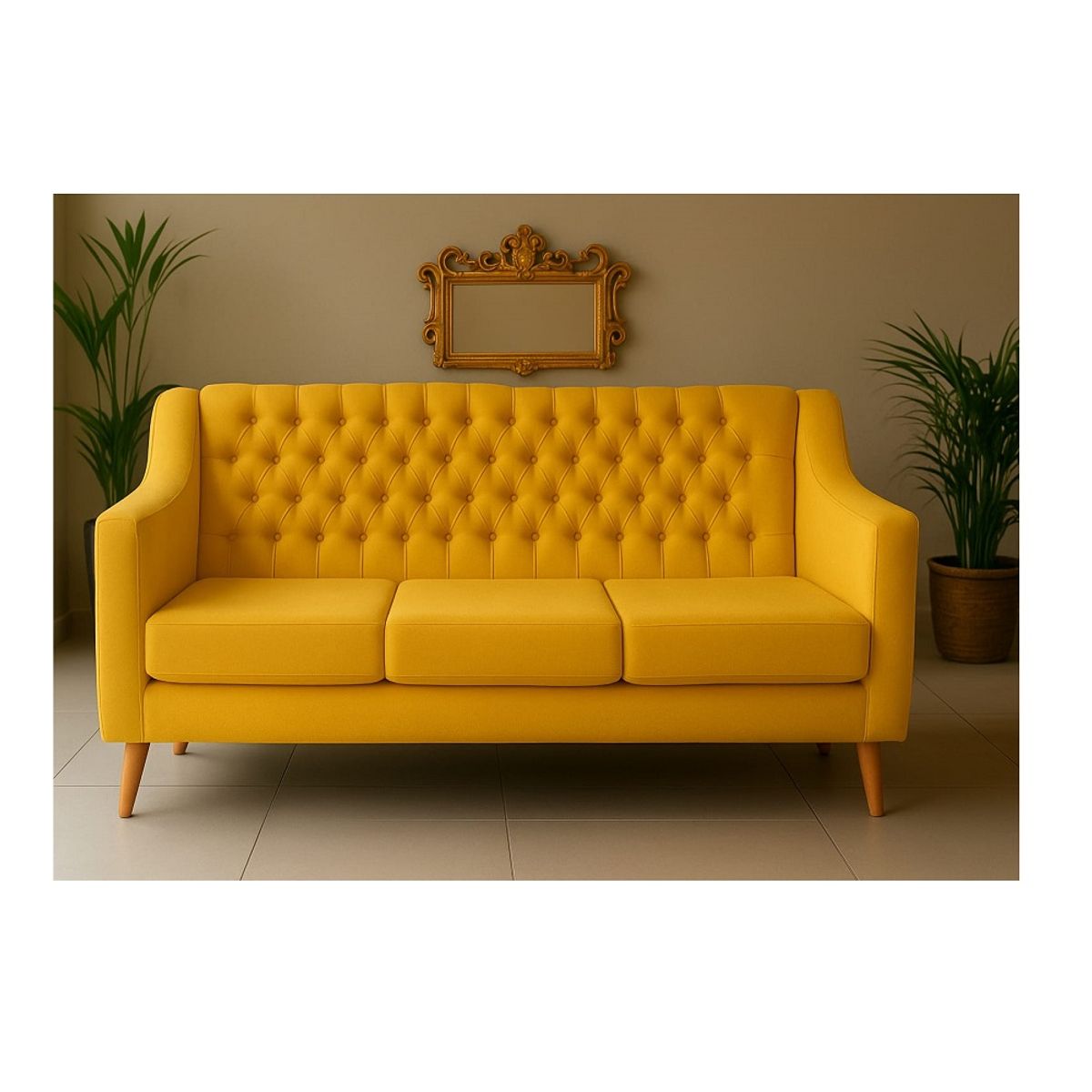 MOBILIARI - MOBILIARI OUTLET REMATE CYBERDAYS SOFA 3 ASIENTOS CHESTERFIELD