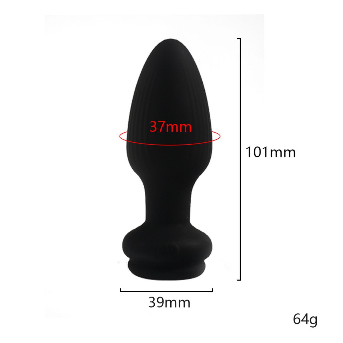 GENERICO - plug dilatador cola da zorro a control remoto a distancia