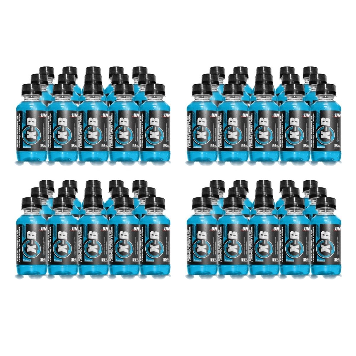 UNIVERSE NUTRITION - Quemador  X-B Paquete 60 Botellas de 135ml L-Carnitina Blueberry