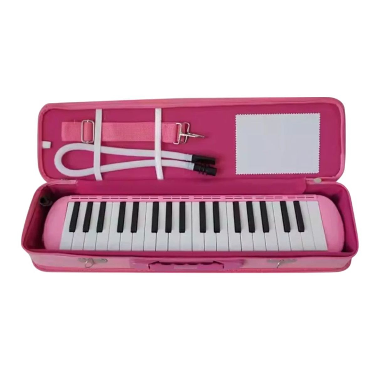 GENERICO - MELODICA 37 TECLAS CON ESTUCHE RIGIDO ROSADO