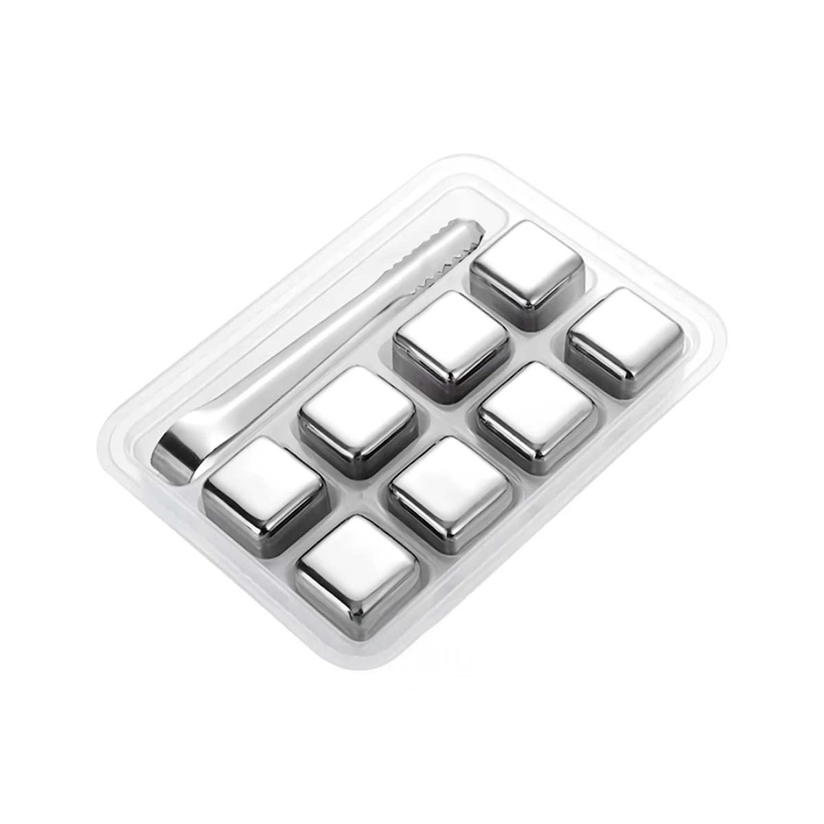 GENERICO - Set Elegante de Cubos de Hielo con Pinza para Bebidas