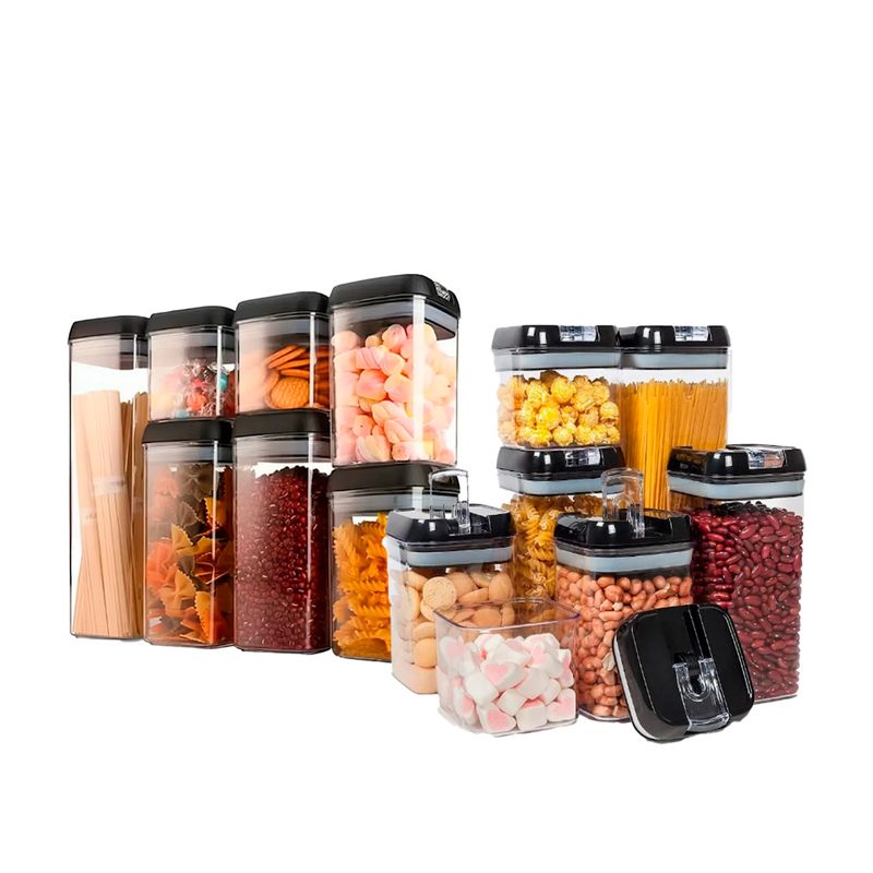 GENERICO - Pack2 Recipientes para Fideos Set de 7 Y+Papel de Regalo