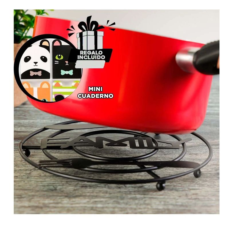 GENERICO - Posa Ollas Resistente a Temperaturas Y+Regalo Agendita