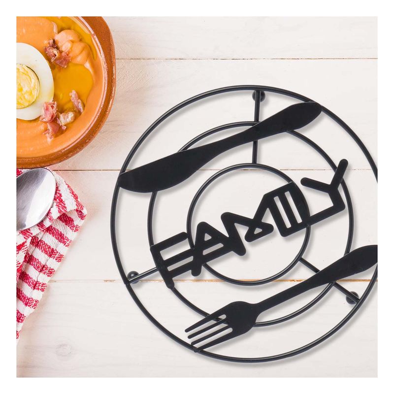 GENERICO - Pack2 Base en Forma de Circulo para Ollas Y+Ligas de Regalo