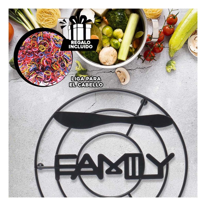 GENERICO - Pack6 Posa Ollas Compacto Eficaz Cocina Y+Ligas de Regalo